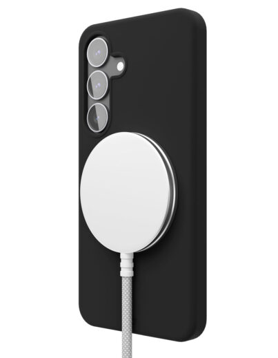 Чехол защитный VLP Aster Case с MagSafe для Samsung S25 Plus, черный