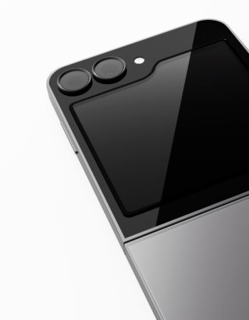 Стекло защитное 2.5D VLP A-Glass для Samsung Z Flip 6, с черной рамкой