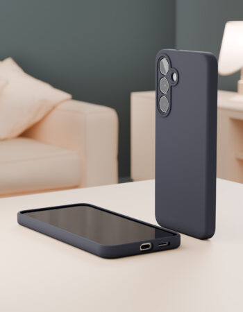 Чехол защитный VLP Aster Case с MagSafe для Samsung S25 FE, темно-синий