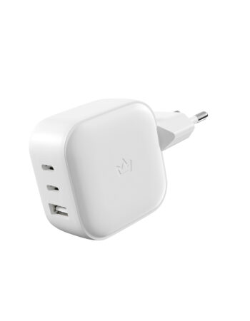 Сетевое зарядное устройство VLP G-Charge 65Вт USB-C+USB-C+USB-A, PD, QC, белый