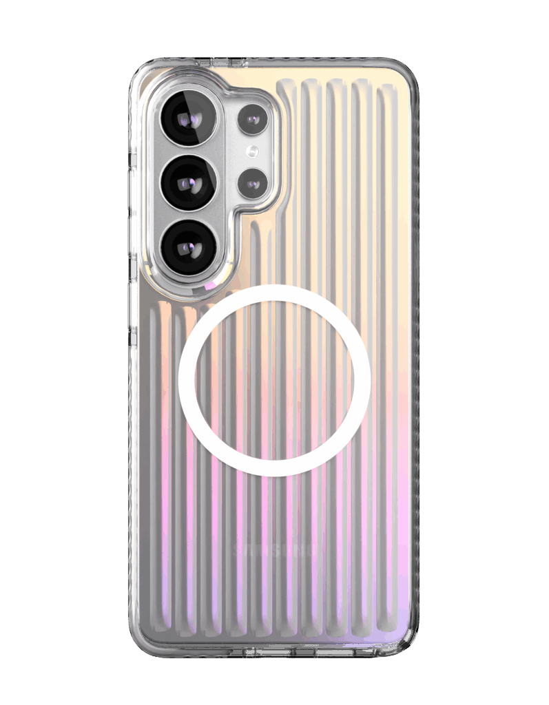 Чехол защитный VLP Pulse Case с MagSafe для Samsung Galaxy S26 Ultra, перламутровый