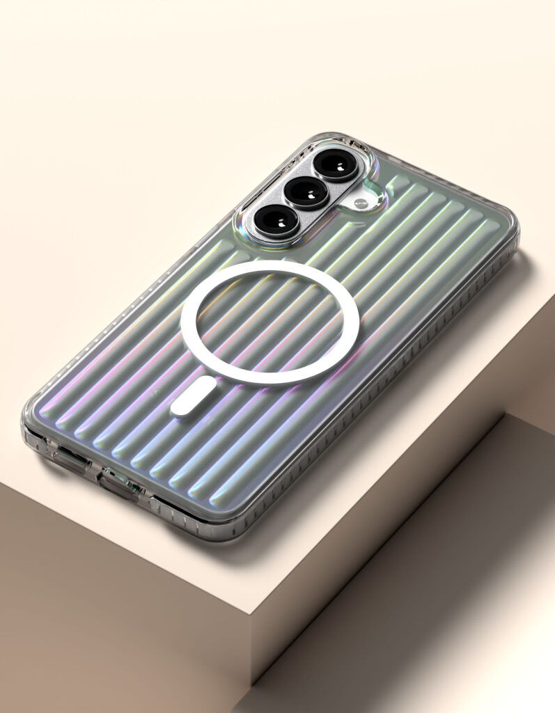 Чехол защитный VLP Pulse Case с MagSafe для Samsung Galaxy S26 Ultra, перламутровый