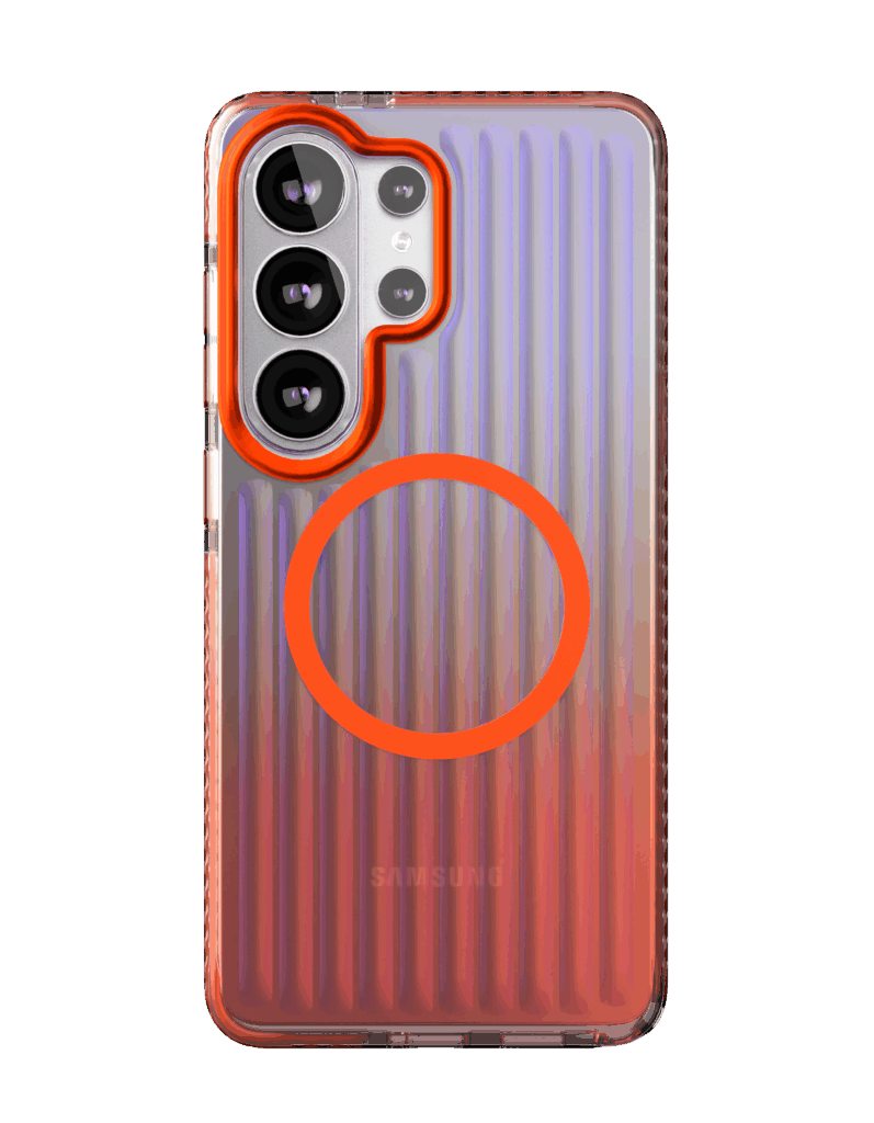 Чехол защитный VLP Pulse Case с MagSafe для Samsung Galaxy S26 Ultra, оранжевый