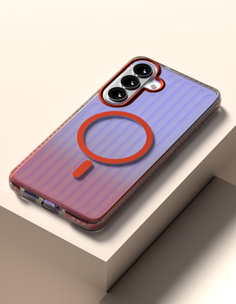 Чехол защитный VLP Pulse Case с MagSafe для Samsung Galaxy S26 Ultra, оранжевый