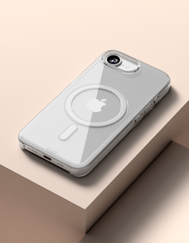Чехол защитный VLP Puro Case с MagSafe для iPhone 16E/17E, прозрачный