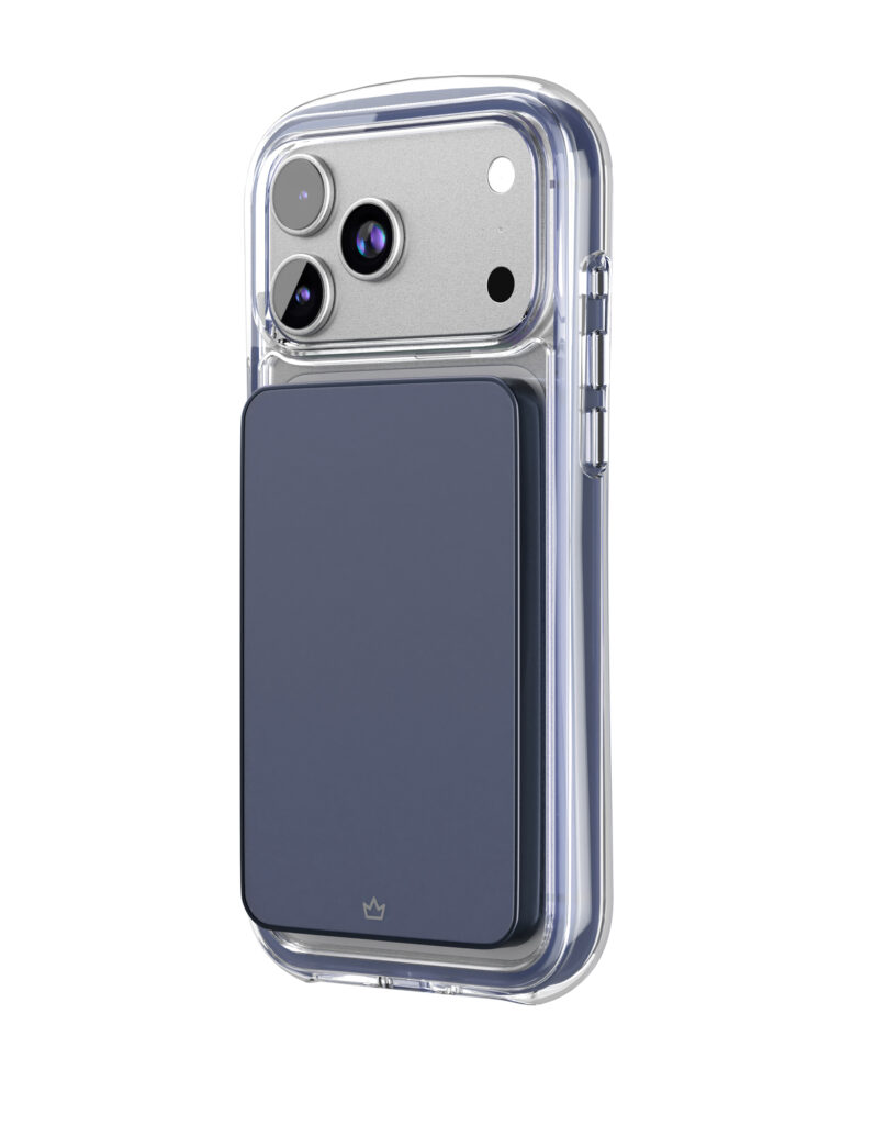 Чехол защитный VLP Bubble Case с MagSafe для iPhone 17 Pro, темно-синий