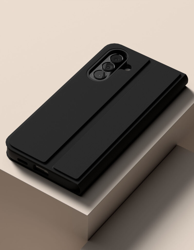 Чехол-книжка VLP Wing Case для Samsung A37, черный