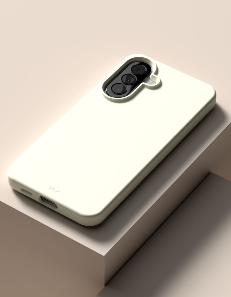 Чехол защитный VLP Aster Case для Samsung A37, белый