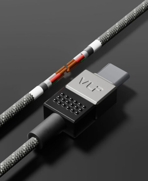 Дата-кабель VLP NEO USB-C, 100W, 1.5м, Фантом