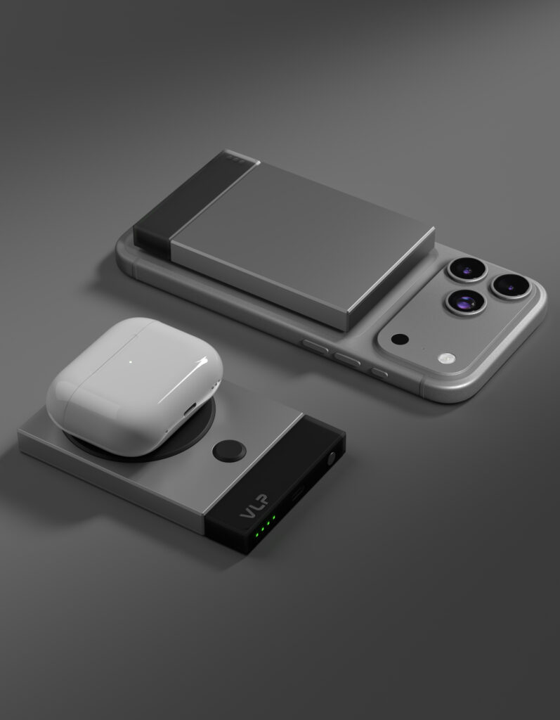 Аккумулятор внешний VLP NEO Phantom MagSafe, Qi2.2, 5000 mAh, 3A, USB-C