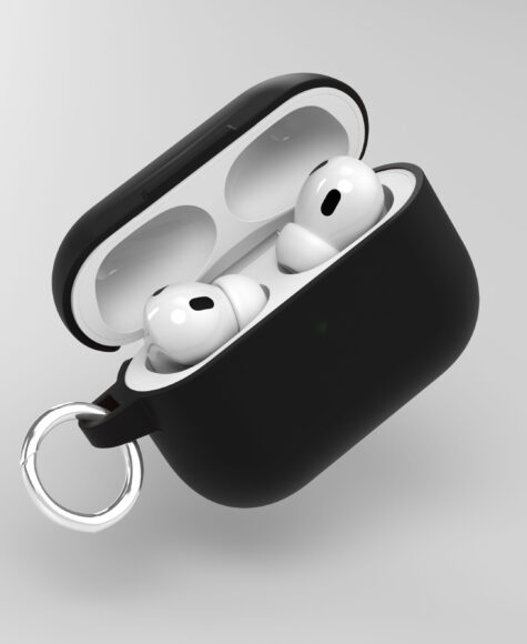 Чехол защитный VLP Satin Case для AirPods Pro 3, черный