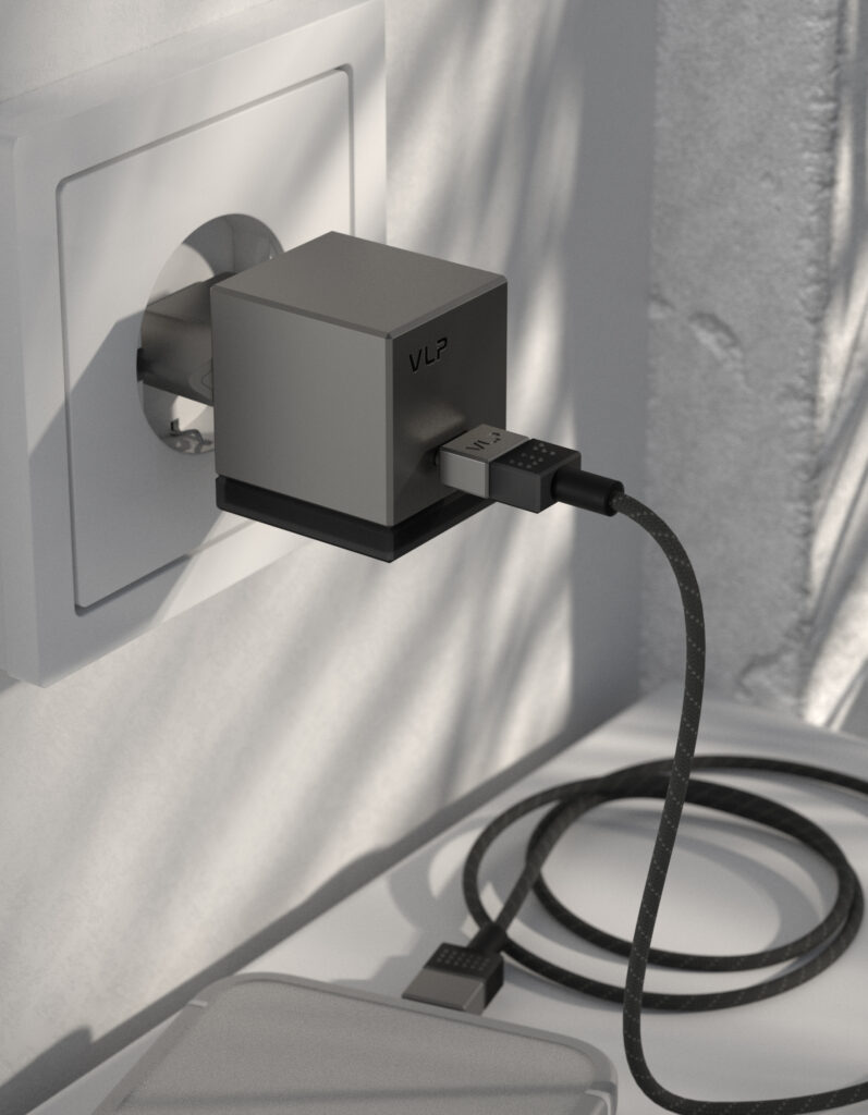 Сетевое зарядное устройство VLP NEO Phantom 45Вт USB-С, PD 3.2 AVS, QC