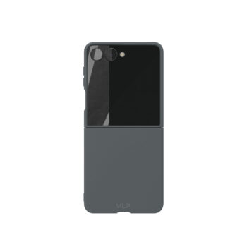 Чехол защитный VLP Flex Case с MagSafe для Samsung Galaxy Z Flip 8, графитовый