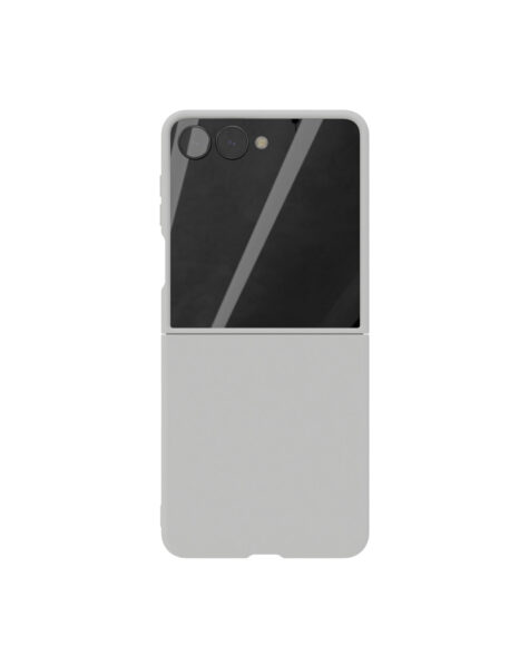 Чехол защитный VLP Flex Case с MagSafe для Samsung Galaxy Z Flip 8, молочный