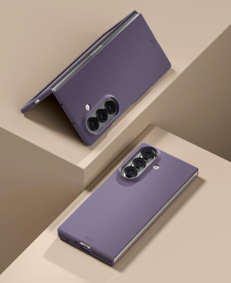 Чехол защитный VLP Flex Case с MagSafe для Samsung Galaxy Z Fold 8 Ultra, фиолетовый