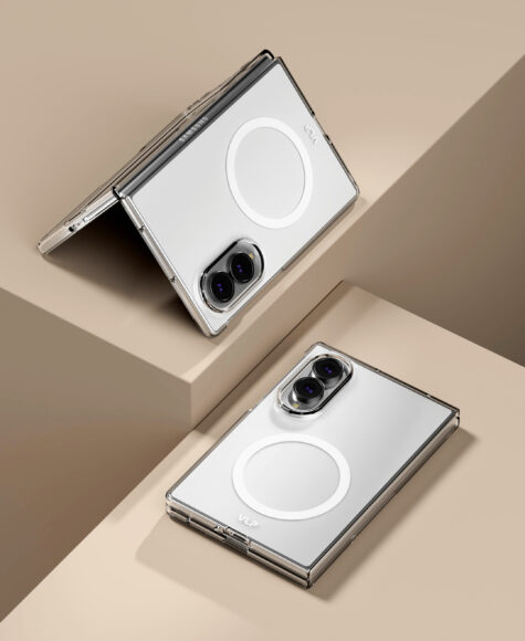 Чехол защитный VLP Puro Case с MagSafe для Samsung Galaxy Z Fold 8, прозрачный