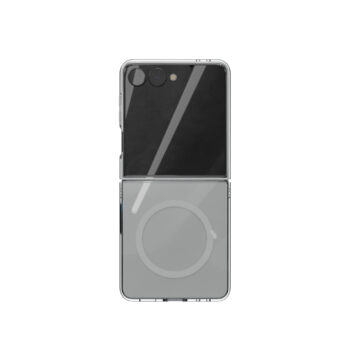 Чехол защитный VLP Puro Case с MagSafe для Samsung Galaxy Z Flip 8, прозрачный