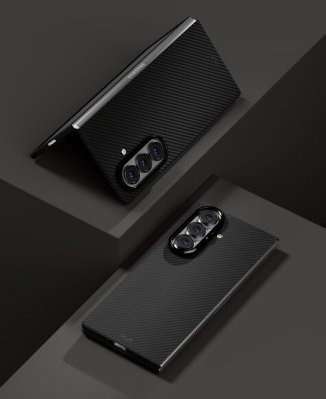 Чехол защитный VLP Kevlar Case с MagSafe для Samsung Galaxy Z Fold 8 Ultra, черный
