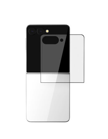 Стекло защитное 2.5D VLP Premium Shield для Samsung Galaxy Z Flip 8/Flip 7 с черной рамкой
