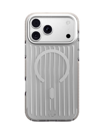 Чехол защитный VLP Pulse Case с MagSafe для iPhone 18 Pro Max, серебристый