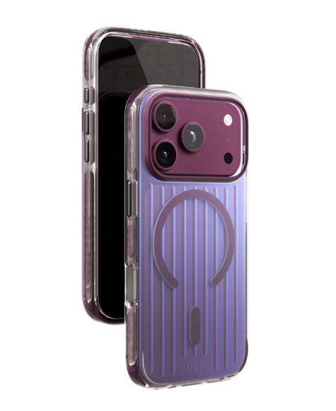 Чехол защитный VLP Pulse Case с MagSafe для iPhone 18 Pro, темно-вишневый