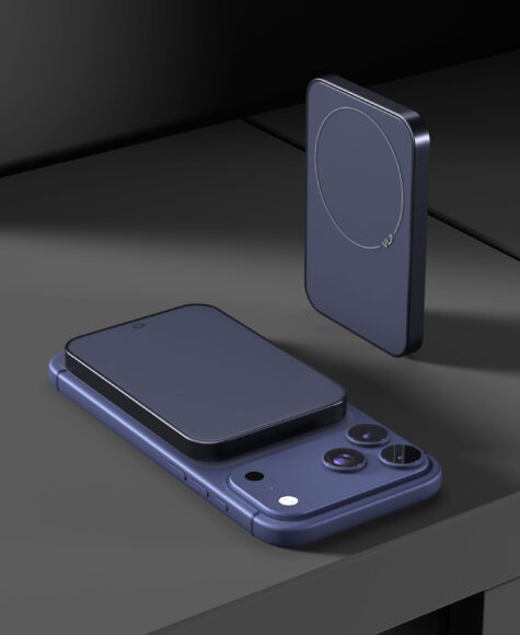 Аккумулятор внешний VLP Diamond Energy MagSafe, Qi2, SSB 5000 mAh, 3A, USB-C, темно-синий