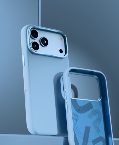Чехол защитный VLP Aster Pro Case с MagSafe для iPhone 18 Pro, голубой