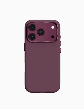 Чехол защитный VLP Aster Pro Case с MagSafe для iPhone 18 Pro, темно-вишневый