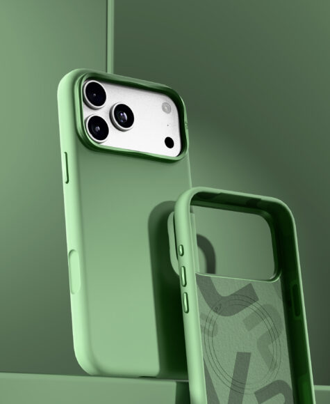 Чехол защитный VLP Aster Pro Case с MagSafe для iPhone 18 Pro, зеленый