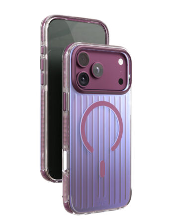 Чехол защитный VLP Pulse Case с MagSafe для iPhone 18 Pro Max, темно-вишневый