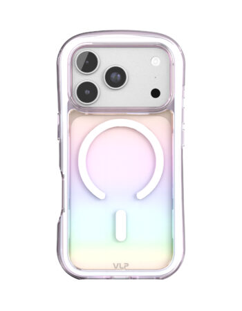 Чехол защитный VLP Bubble Case с MagSafe для iPhone 18 Pro, перламутр