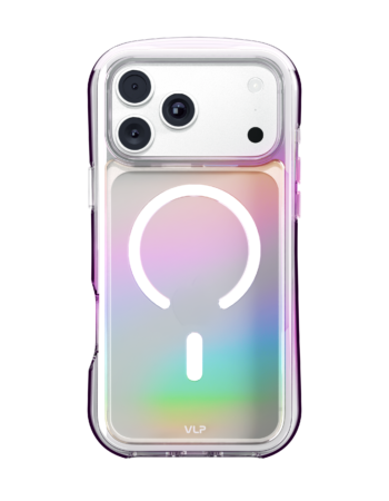 Чехол защитный VLP Bubble Case с MagSafe для iPhone 18 Pro Max, перламутр