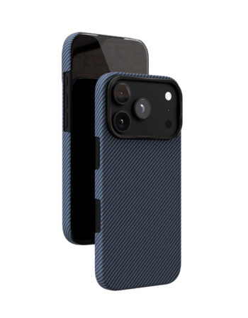 Чехол защитный VLP Kevlar Case с MagSafe для iPhone 18 Pro, синий