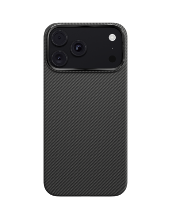 Чехол защитный VLP Kevlar Case с MagSafe для iPhone 18 Pro Max, черный