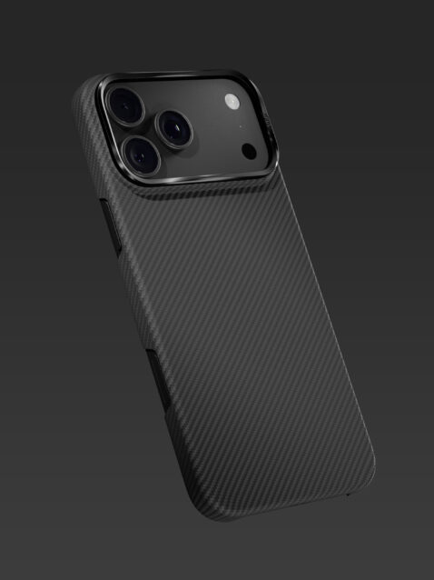 Чехол защитный VLP Kevlar Case с MagSafe для iPhone 18 Pro Max, черный