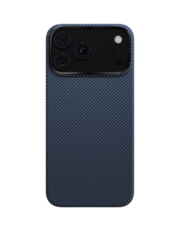 Чехол защитный VLP Kevlar Case с MagSafe для iPhone 18 Pro Max, синий
