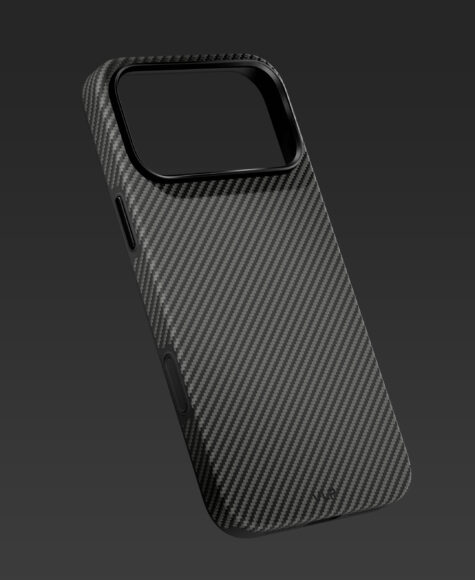 Чехол защитный VLP Kevlar Hybrid Case с MagSafe для iPhone 18 Pro Max, черный