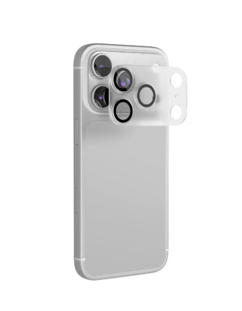 Стекло защитное VLP Lens Protector для камеры iPhone 18 Pro, с черной рамкой