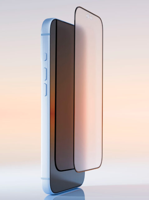 Стекло защитное 2.5D VLP M-Glass для iPhone 18 Pro, с черной рамкой