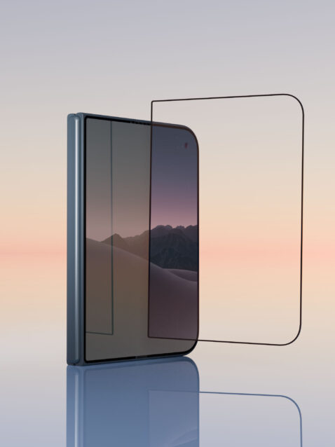 Стекло защитное 2.5D VLP AR-Glass для iPhone Duo, с черной рамкой