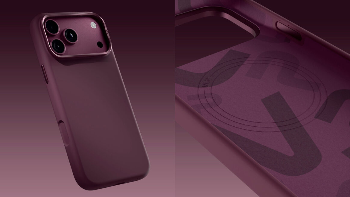 чехол VLP Aster Pro для IPhone 18 в вишневом цвете